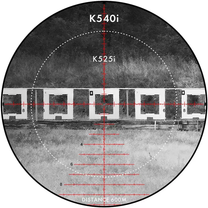 Luneta KAHLES K540i DLR - 5-40x56 CCW SKMR4+ com mira esquerda