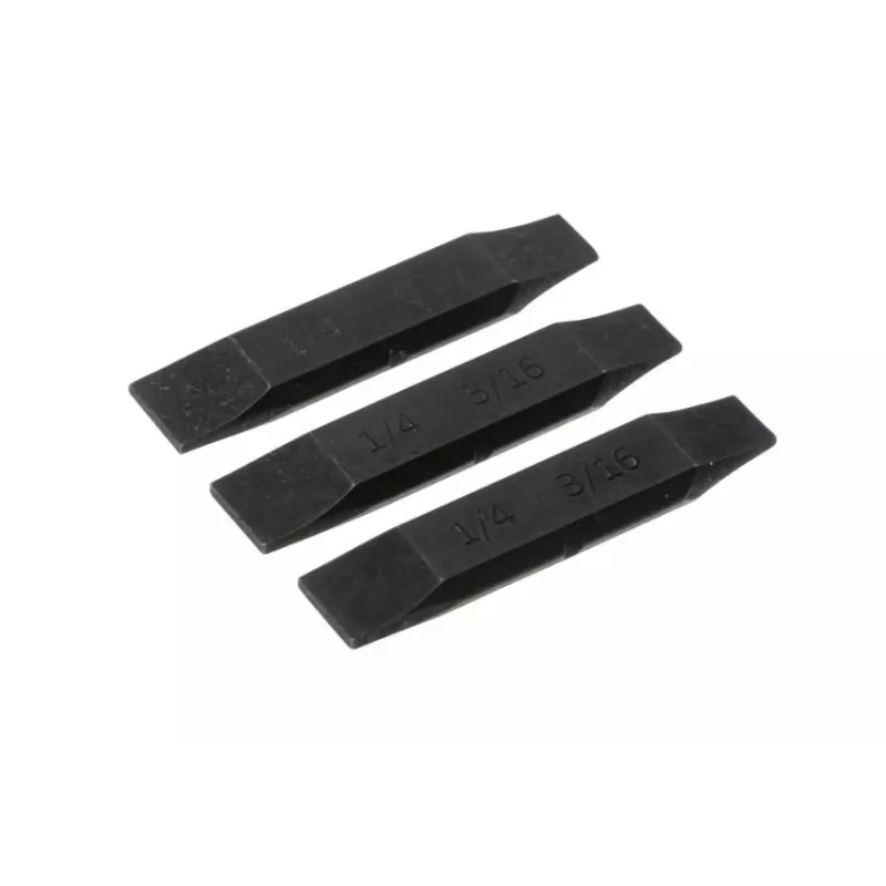 Brocas Leatherman planas de 1/4" e 3/16" - pacote com 3
