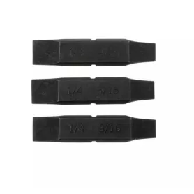 Brocas Leatherman planas de 1/4" e 3/16" - pacote com 3