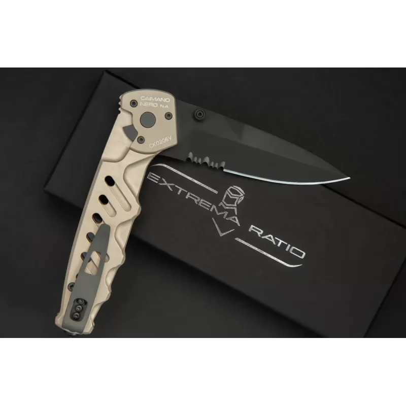 Extreme Ratio CAIMANO NERO NA LAMA TÁTICA