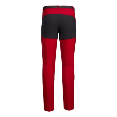 Trangoworld LUNEL 001 CALÇAS COMPRIDAS VERMELHO/ANTRACITE