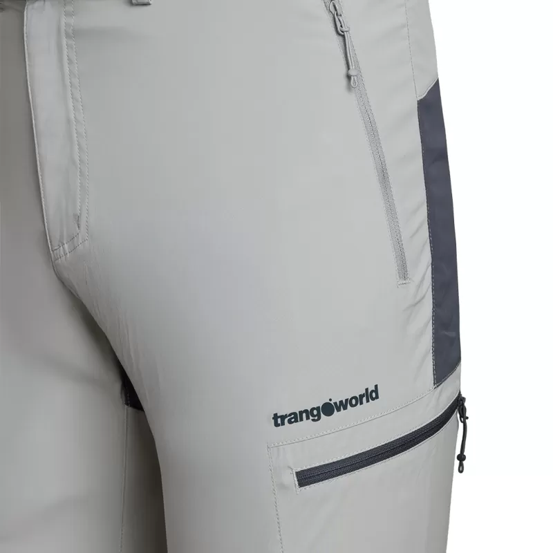 Calça comprida Trangoworld LUNEL 002 cinza claro/antracite