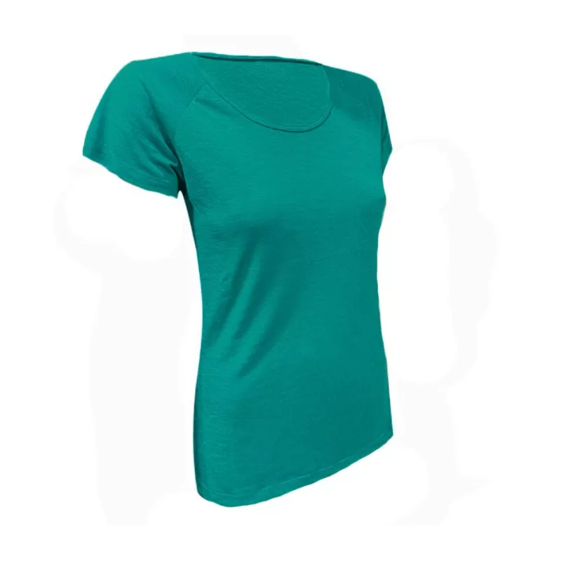 Camiseta Alphadventure SINIBO turquesa pó Camiseta Alphadventure SINIBO turquesa pó