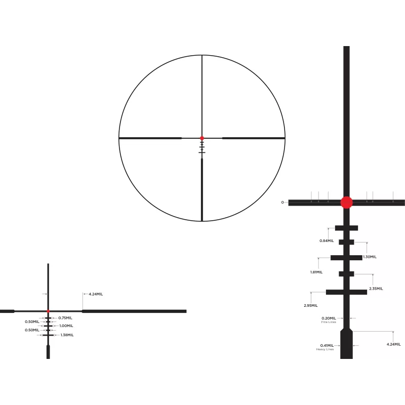 Mira iluminada LEUPOLD Mark 3HD 1.5-4x20 FireDot BDC