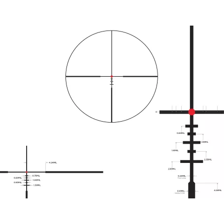 Mira iluminada LEUPOLD Mark 3HD 1.5-4x20 FireDot BDC