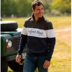 Moletom Oxford Azul Masculino Girvan - Cáqui