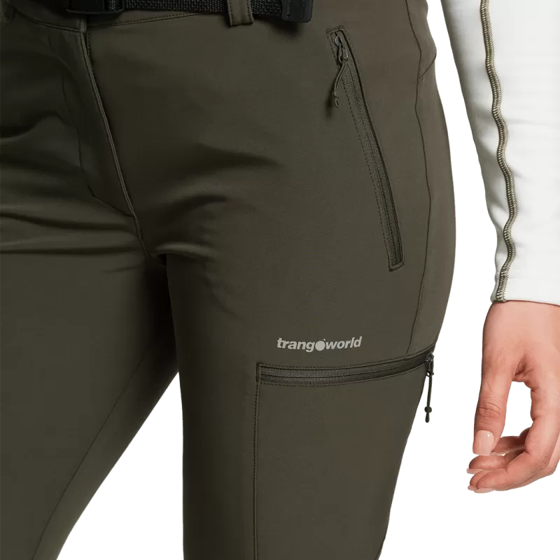Trangoworld PANT. LARGO VIVIER VERDE OSCURO