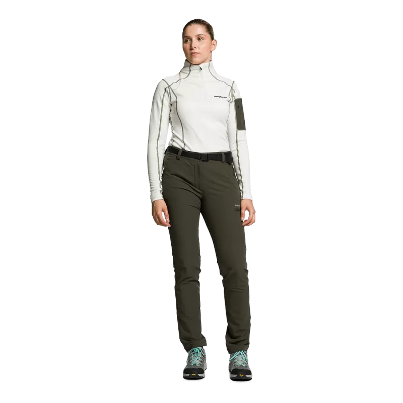 Trangoworld PANT. LARGO VIVIER VERDE OSCURO