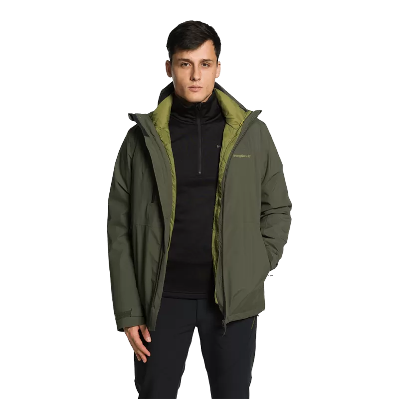 Trangoworld SALAMA JACKET COMPLETO VERDE ESCURO