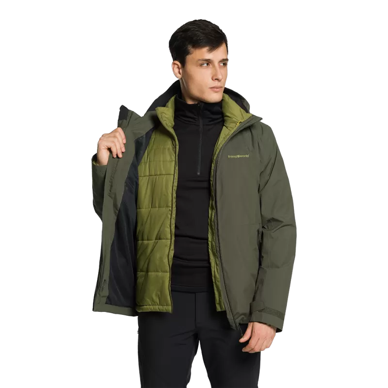 Trangoworld SALAMA JACKET COMPLETO VERDE ESCURO