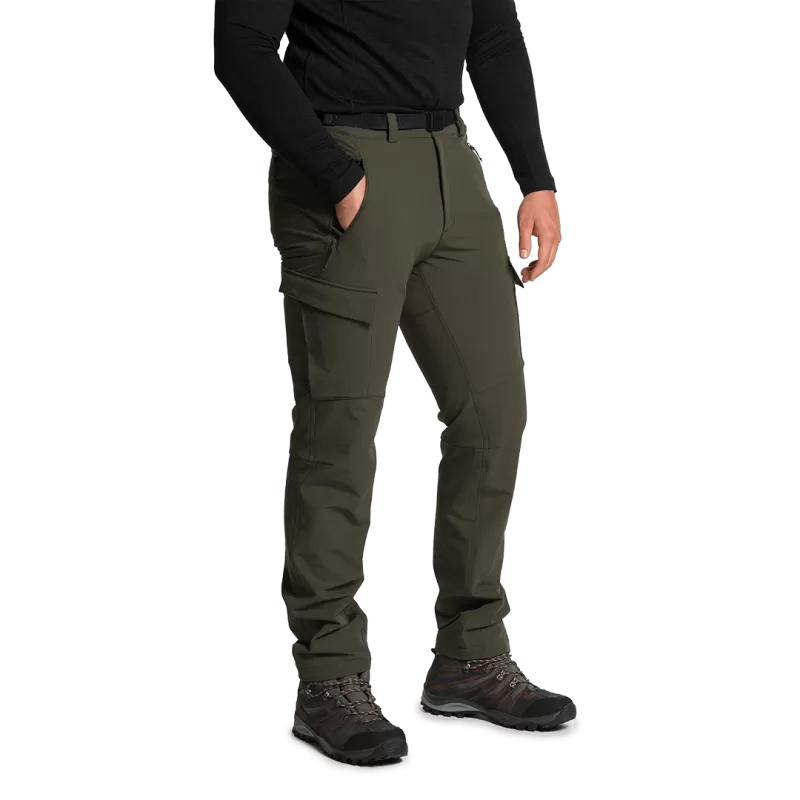 Trangoworld PANT. LARGO ZAGORA VERDE OSCURO