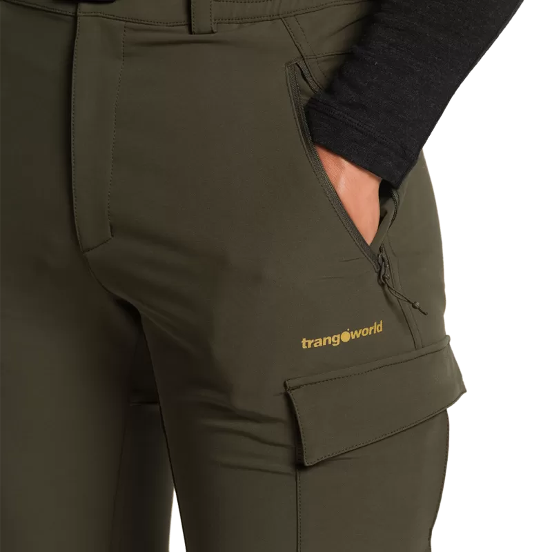 Trangoworld PANT. LARGO ZAGORA VERDE OSCURO