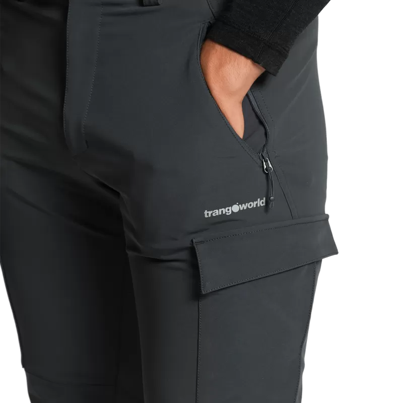 Trangoworld PANT. LARGO ZAGORA ANTRACITA