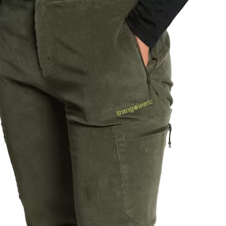 Trangoworld PANT. LARGO GOYM ST VERDE OSUCRO