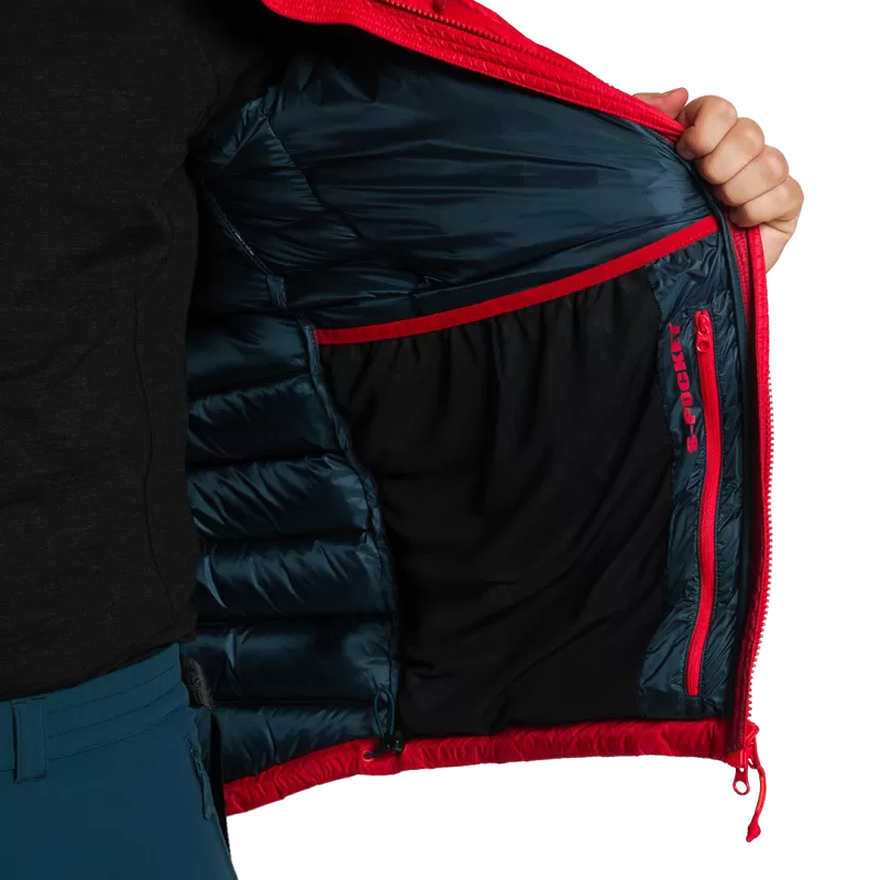 Trangoworld LUGO V02 JAQUETA VERMELHA/VERMELHO ESCURO