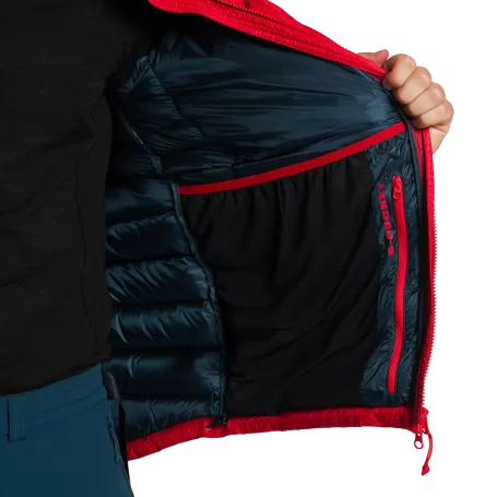 Trangoworld LUGO V02 JAQUETA VERMELHA/VERMELHO ESCURO