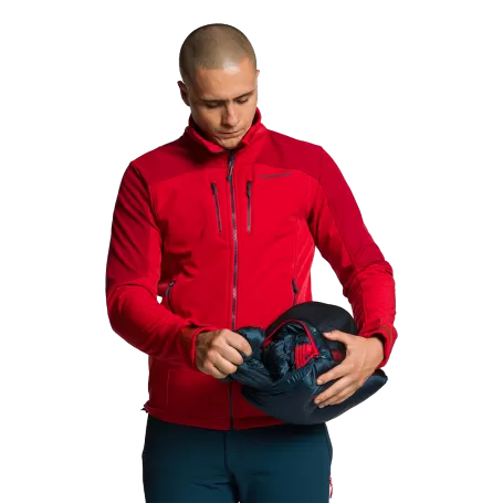 Trangoworld LUGO V02 JAQUETA VERMELHA/VERMELHO ESCURO