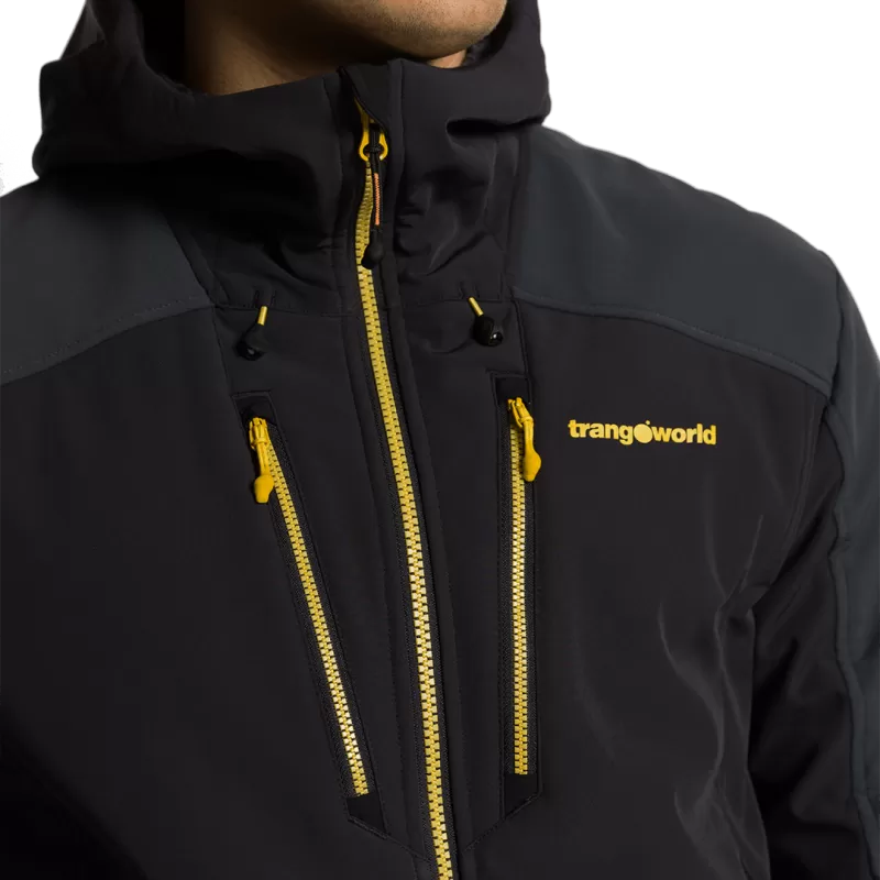 Trangoworld NORWICH V02 JAQUETA PRETA/ANTRACITE