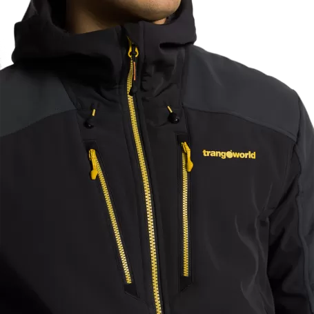 Trangoworld NORWICH V02 JAQUETA PRETA/ANTRACITE