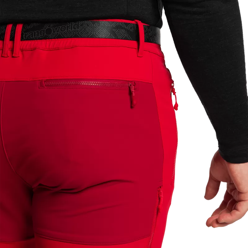 Calça comprida Trangoworld MOURELLE V02 vermelha/vermelha escura