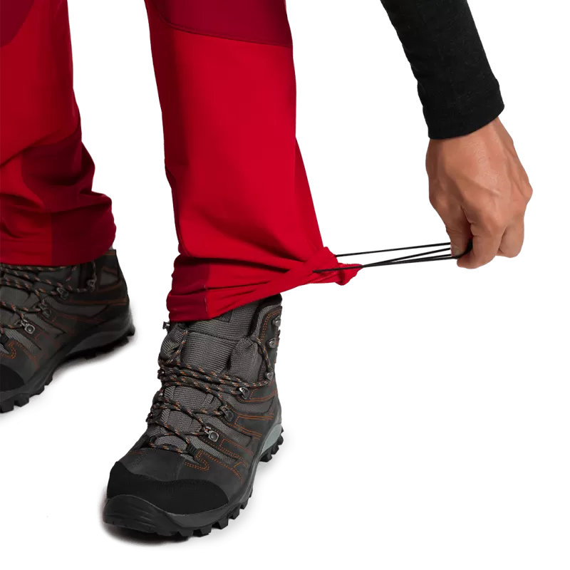 Calça comprida Trangoworld MOURELLE V02 vermelha/vermelha escura