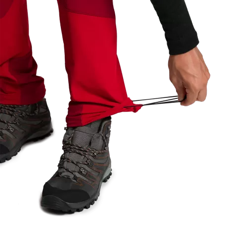 Calça comprida Trangoworld MOURELLE V02 vermelha/vermelha escura