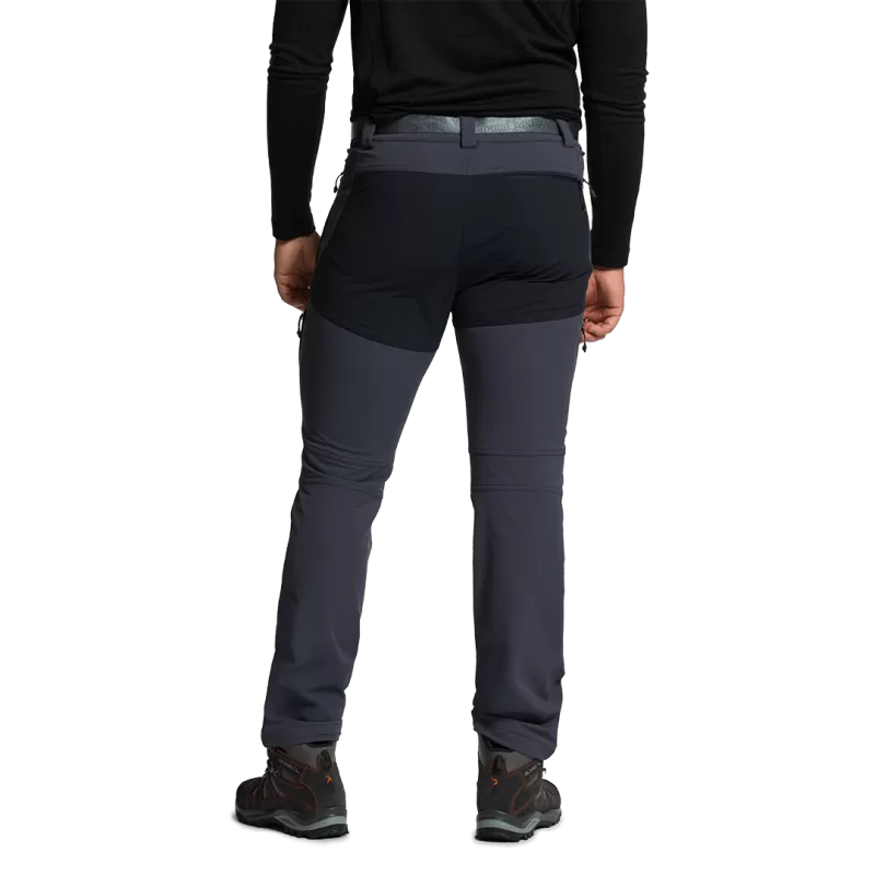 Calças compridas Trangoworld ROVEK V02 Antracite/Preto