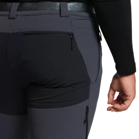 Calças compridas Trangoworld ROVEK V02 Antracite/Preto
