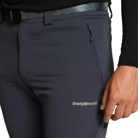 Calças compridas Trangoworld ROVEK V02 Antracite/Preto