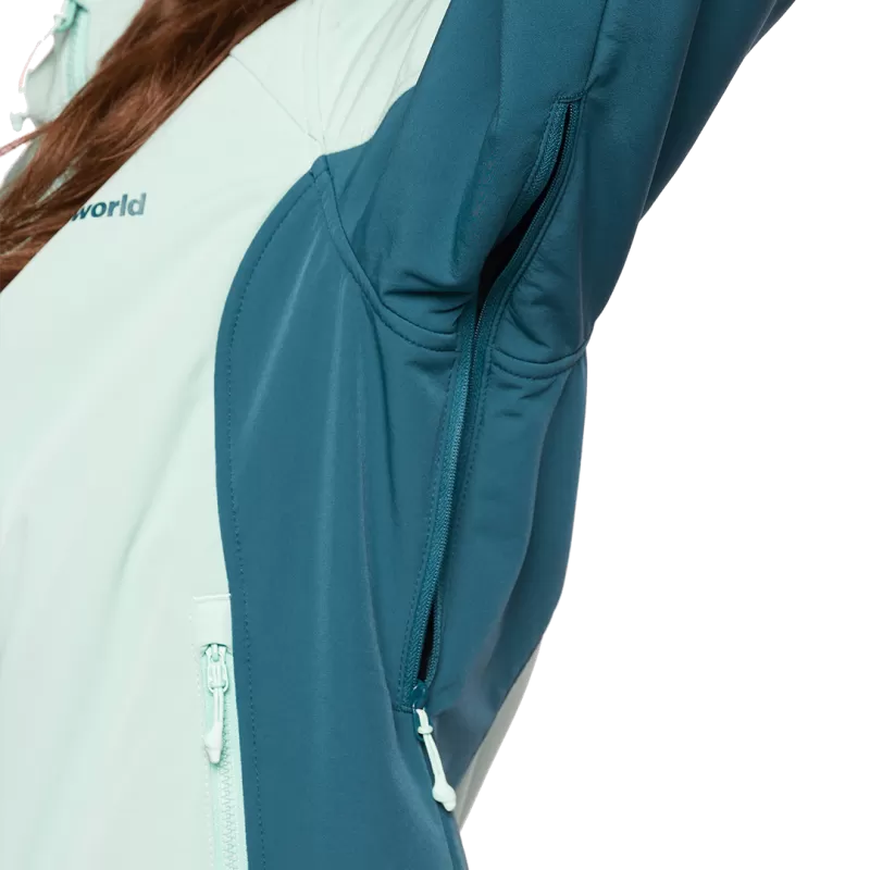 Trangoworld CHAQUETA SEGNES VERDE CLARO/VERDE