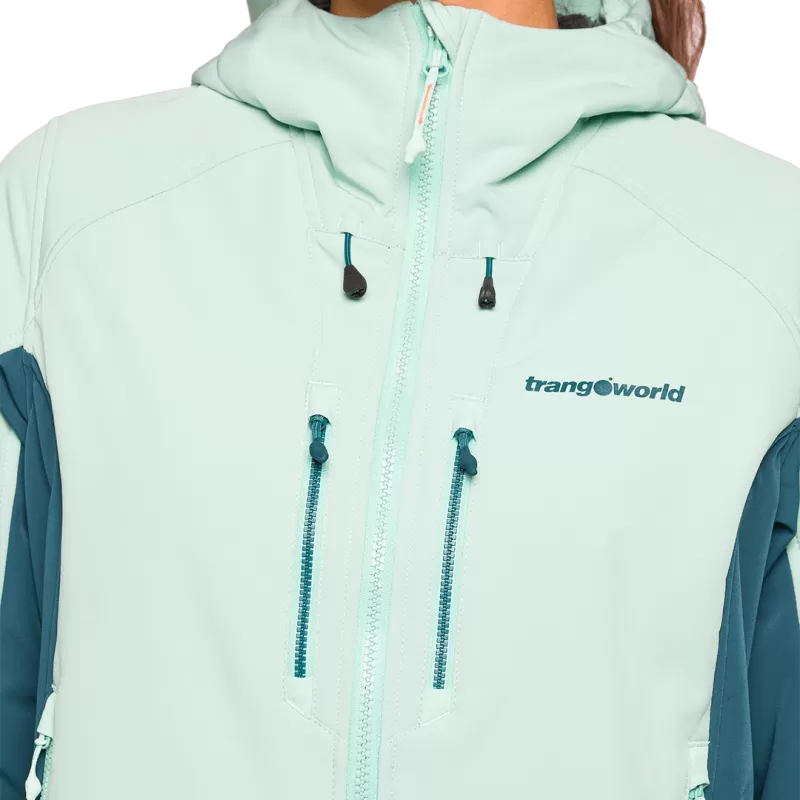 Trangoworld CHAQUETA SEGNES VERDE CLARO/VERDE