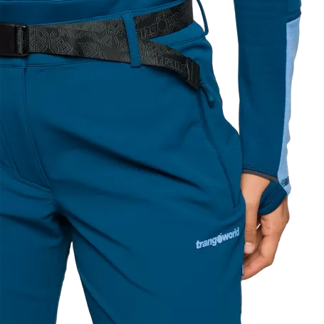 Trangoworld PANT. LARGO DUNAI V02 AZUL/AZUL OSCURO