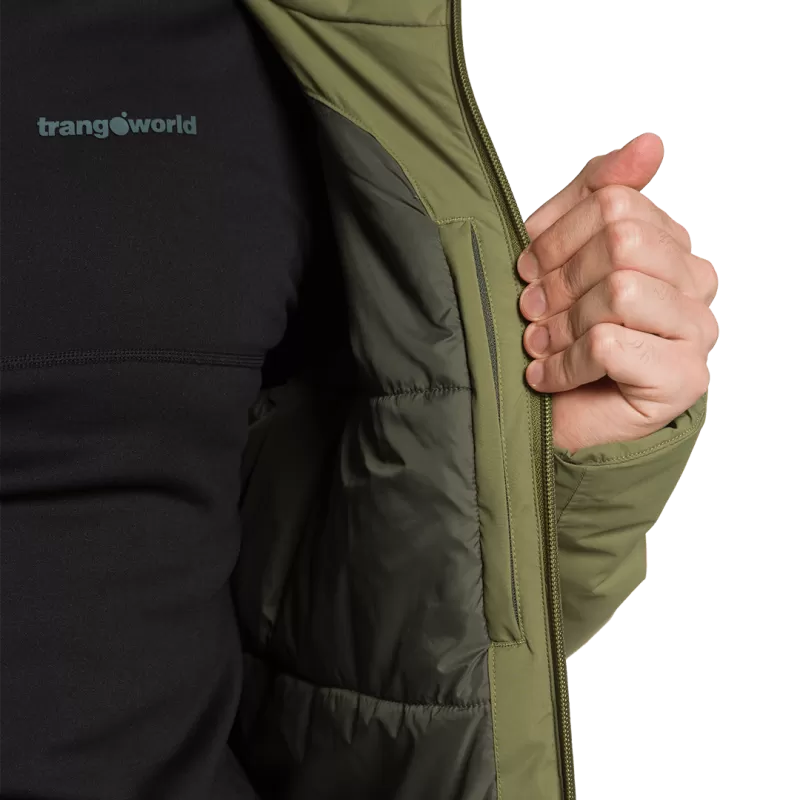 Jaqueta térmica Trangoworld GRANBY verde/verde escuro