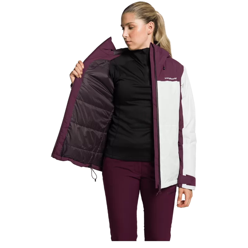 JAQUETA TÉRMICA GAWLER TRANGOWORD ROXA/BRANCA