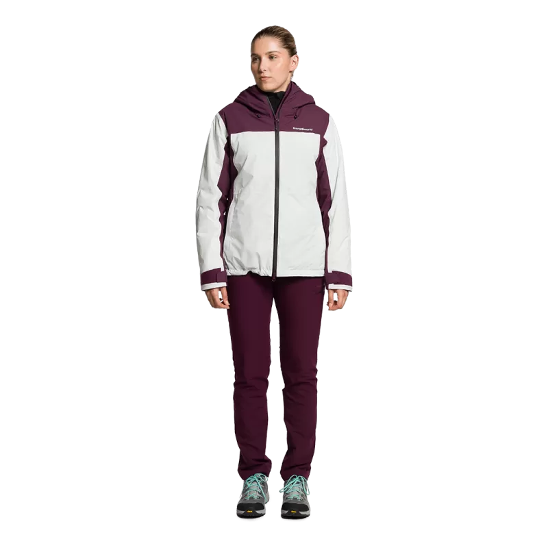 JAQUETA TÉRMICA GAWLER TRANGOWORD ROXA/BRANCA