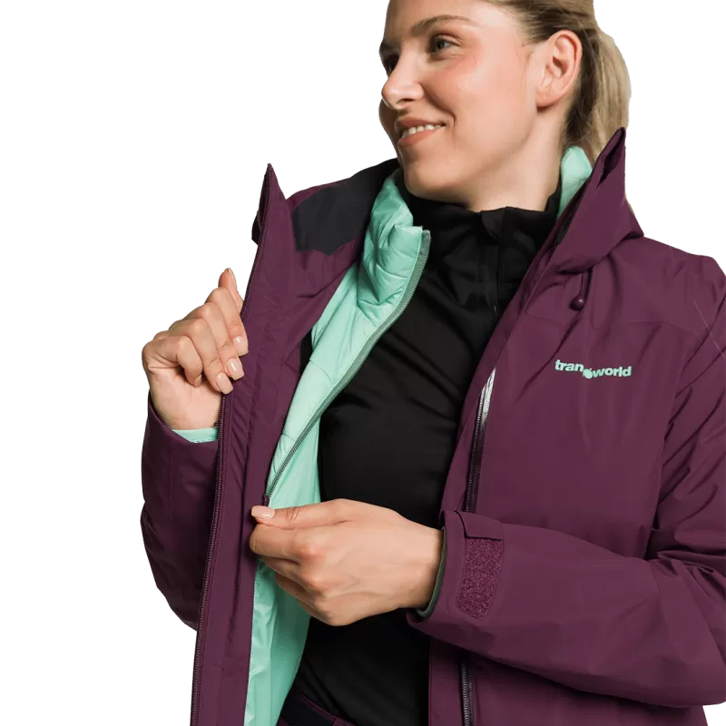 JAQUETA Trangoworld LOHRA COMPLETA ROXA