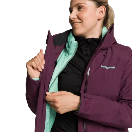 JAQUETA Trangoworld LOHRA COMPLETA ROXA