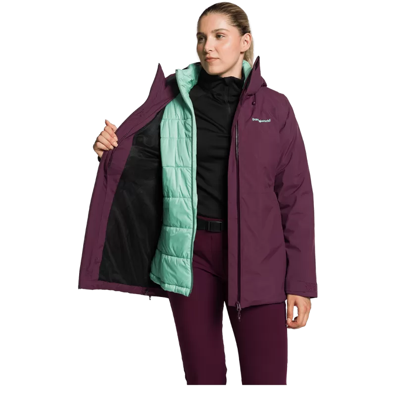 JAQUETA Trangoworld LOHRA COMPLETA ROXA