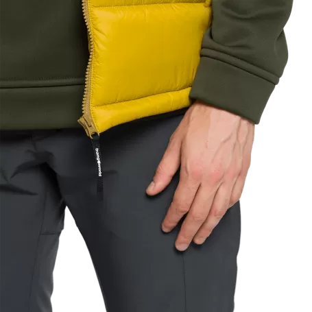 Trangoworld CHALECO WARREN MOSTAZA/VERDE OSCURO