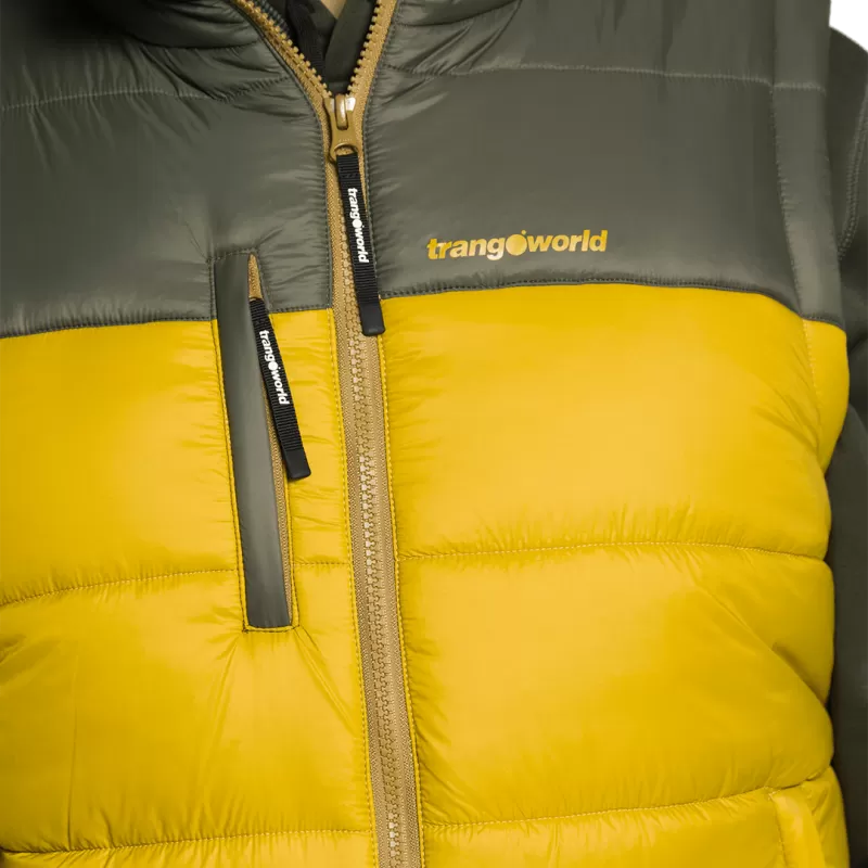 Trangoworld CHALECO WARREN MOSTAZA/VERDE OSCURO