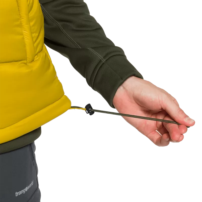 Trangoworld CHALECO WARREN MOSTAZA/VERDE OSCURO