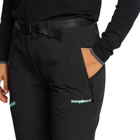 Trangoworld PANT. LARGO CAUSIAT NEGRO