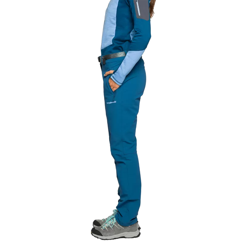Trangoworld PANT. LARGO CAUSIAT AZUL