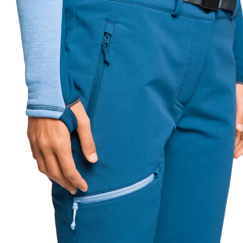 Trangoworld PANT. LARGO CAUSIAT AZUL