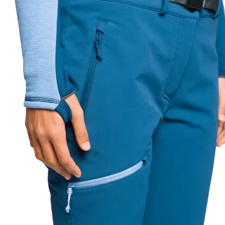 Trangoworld PANT. LARGO CAUSIAT AZUL