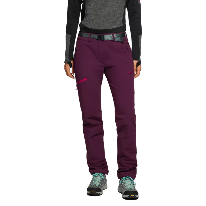 Trangoworld PANT. LARGO CAUSIAT MORADO