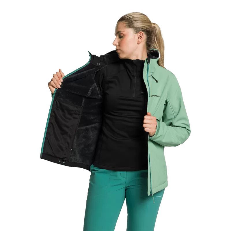 Trangoworld CHAQUETA BROOME VERDE CLARO