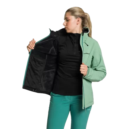 Trangoworld CHAQUETA BROOME VERDE CLARO