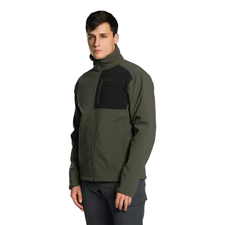 Trangoworld CHAQUETA PRADELLES VERDE OSCURO/NEGRO