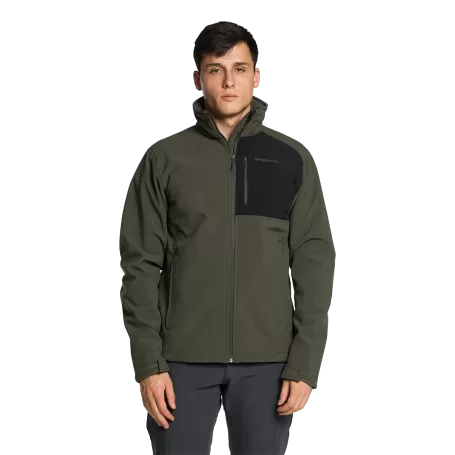 Trangoworld CHAQUETA PRADELLES VERDE OSCURO/NEGRO